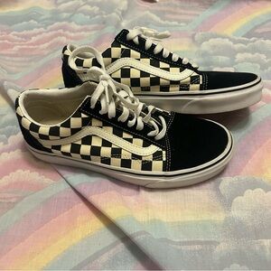 Checkered board vans